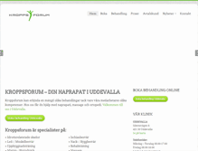 Tablet Screenshot of kroppsforum.se